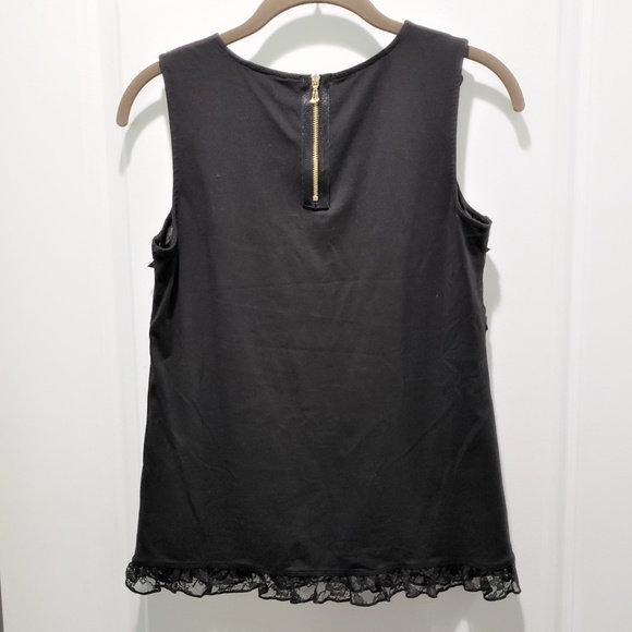 *SOLD* Ann Taylor Satin Bow Lace Tank Top XS - Picture 2 of 8